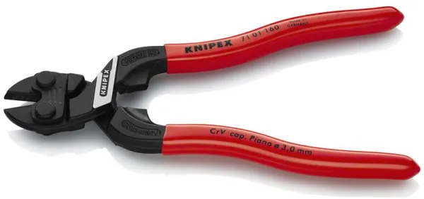 Knipex KNIPEX CoBolt® S Compact Bolt Cutter black atramentised, plastic coated 160 mm