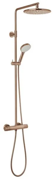 Damixa Silhouet shower system, brushed copper PVD