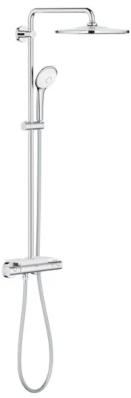 Grohe Euphoria 310 shower system with thermostat for wall, chrome