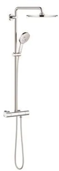 Grohe Rainshower SmartActive 310 shower system with thermostat for wall, chrome