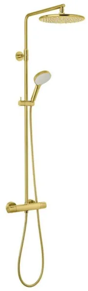 Damixa Silhouet shower system, brushed brass