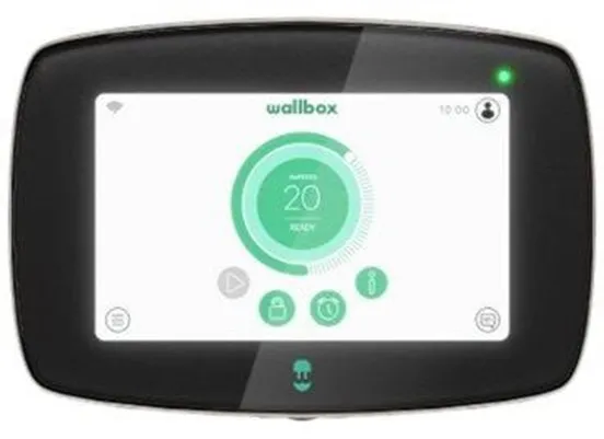 Wallbox Commander 2 charging box with Wi-Fi, 22 kW, 5 metres, Type 2, black