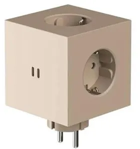 Avolt Square 2 Power Strip Beige